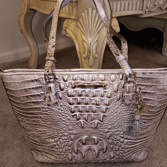 Brahmin Handbags - BRAHMIN MEDIUM ASHEN CHARDONNAY MELBOURNE BAG